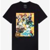 Tees * | Brand New My Hero Academia Group Boyfriend Fit Girls T-Shirt Multi