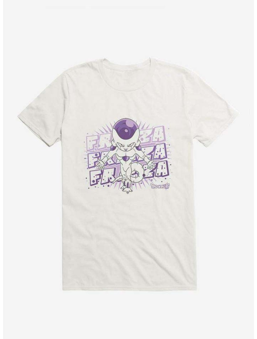 Guys * | Brand New Dragon Ball Super Frieza Extra Soft T-Shirt White