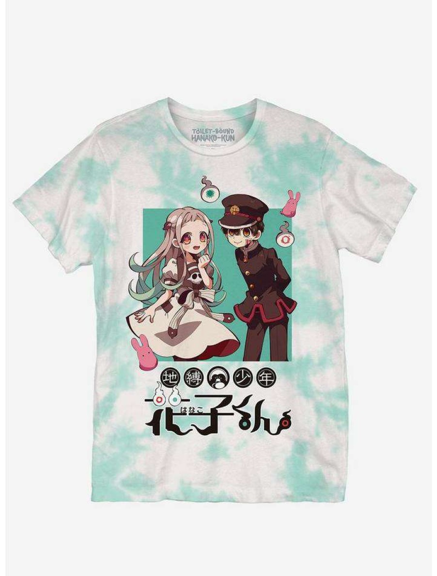 Tees * | Outlet Toilet-Bound Hanako-Kun Yashiro Nene & Hananko Boyfriend Fit Girls T-Shirt Multi