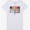 Tees * | Promo Fairy Tail Group Panel Girls T-Shirt Multi