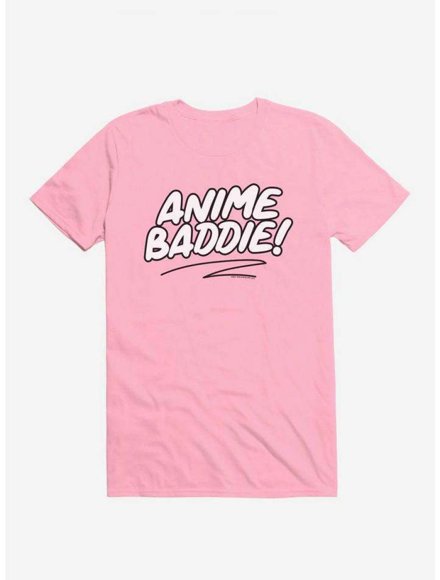 Guys * | Best Reviews Of Adorned By Chi Anime Baddie T-Shirt Charity Pink