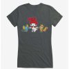 Tees * | Discount My Melody Dancing With Flat And Risu Girls T-Shirt