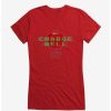 Tees * | Promo Eden Charge Well Apple Logo Girls T-Shirt Red