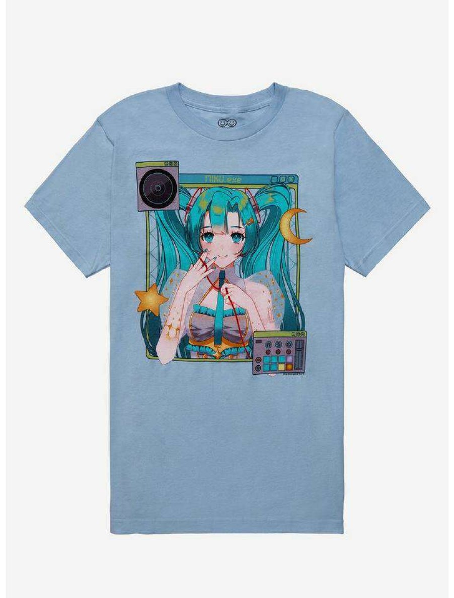 Guys * | Best Deal Hatsune Miku Software File T-Shirt Multi