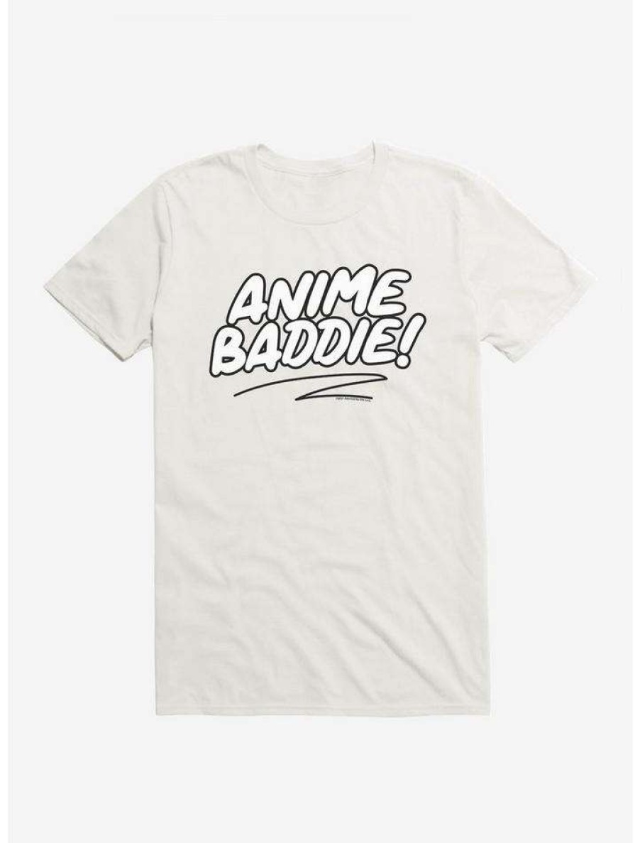 Guys * | Cheap Adorned By Chi Anime Baddie T-Shirt White