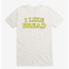 Guys * | New Adorned By Chi I Like Bread T-Shirt White