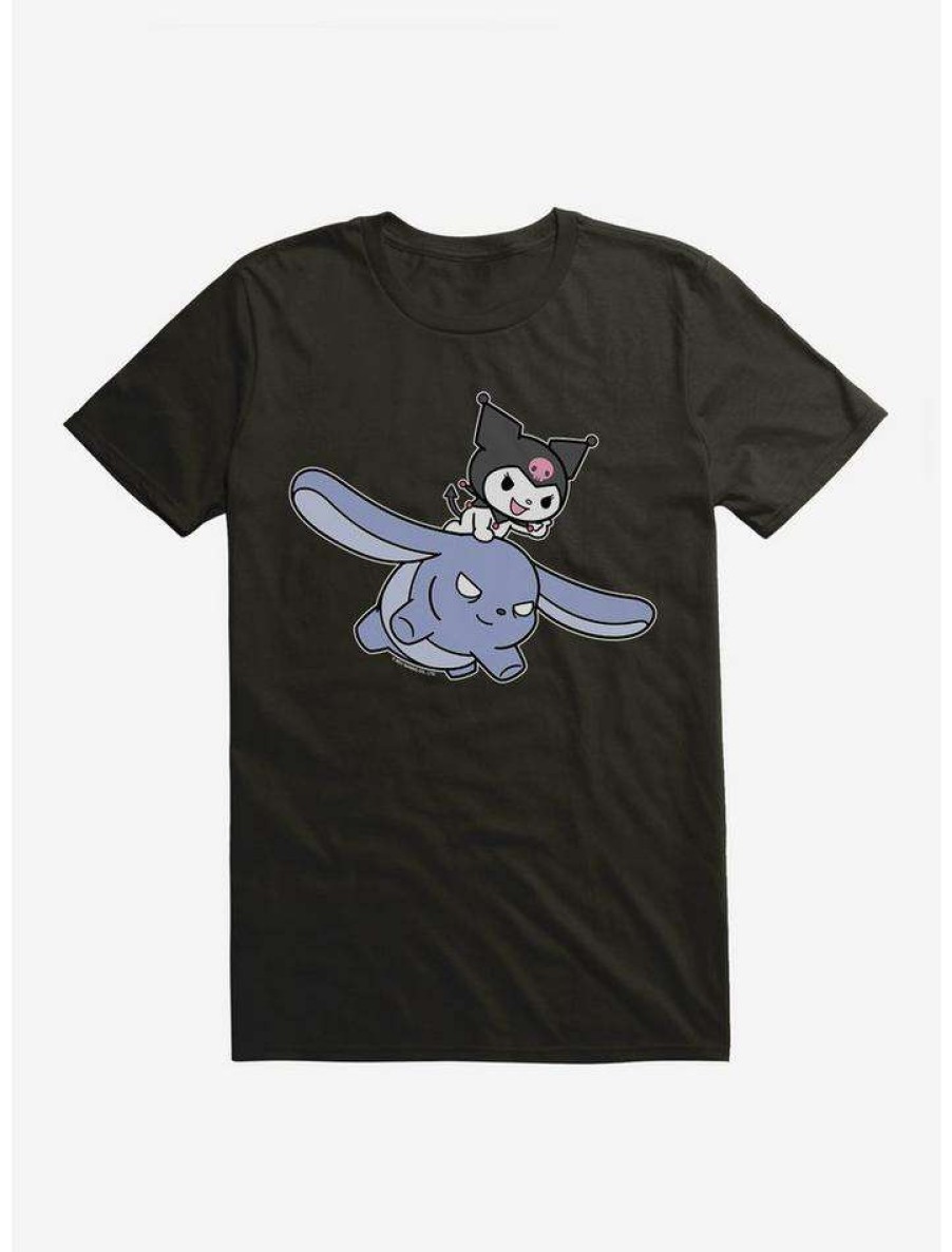 Guys * | Best Pirce Kuromi Flying Baku T-Shirt