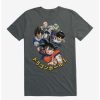 Guys * | Hot Sale Dragon Ball Z Team Characters T-Shirt Charcoal