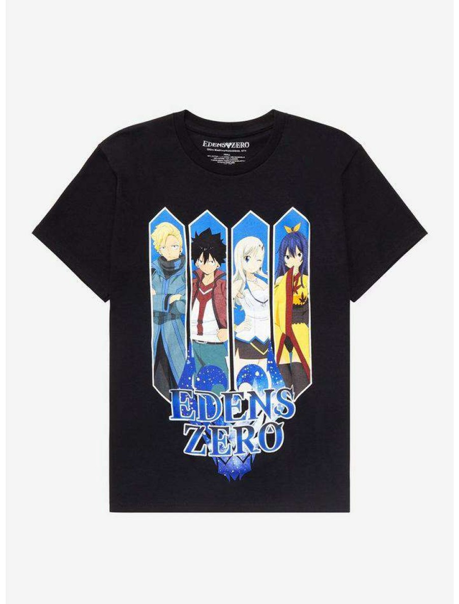 Tees * | Promo Edens Zero Panels Boyfriend Fit Girls T-Shirt Multi