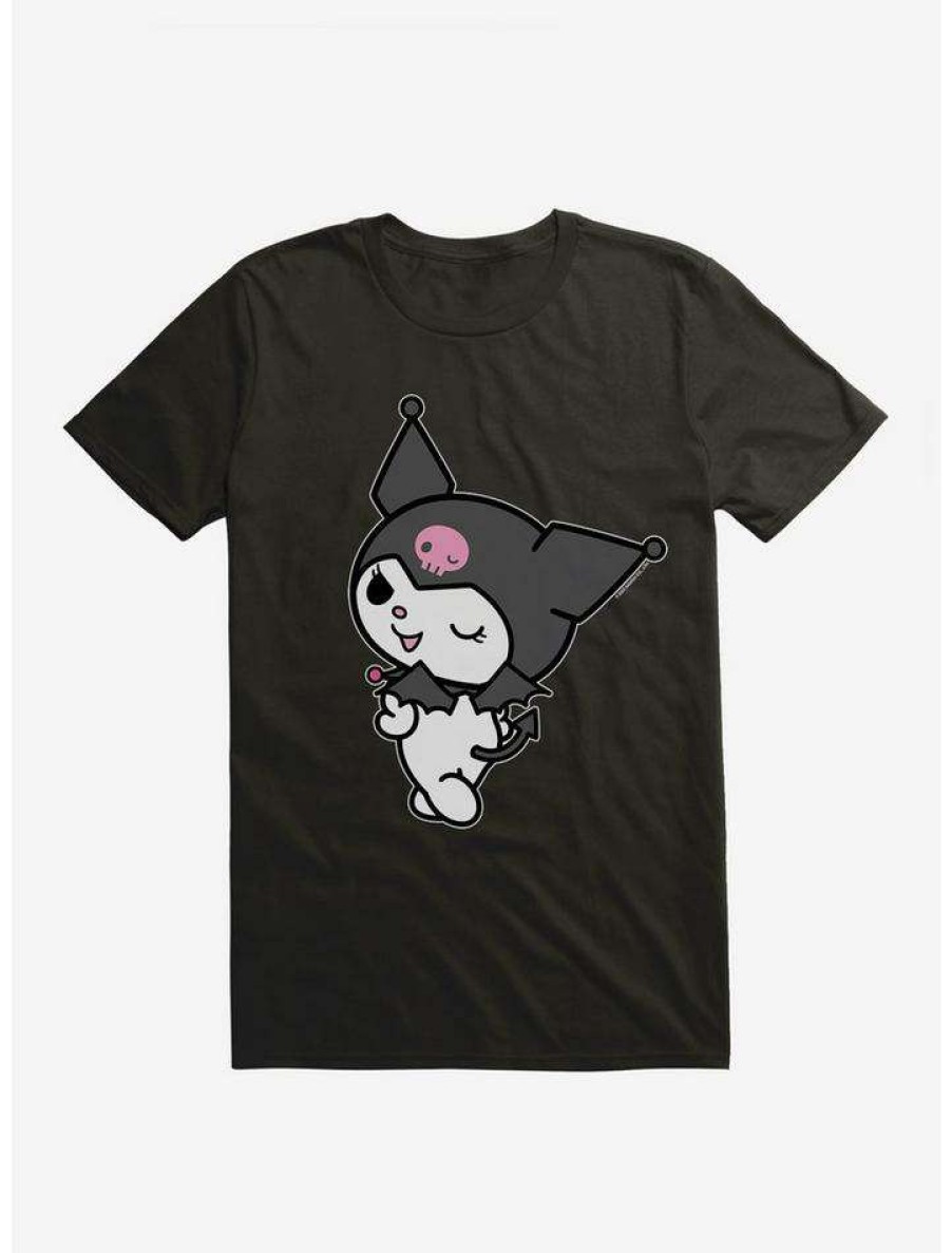 Guys * | Best Pirce Kuromi Turning Wink T-Shirt