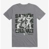 Guys * | Best Reviews Of Dragon Ball Z Saiyans T-Shirt Storm Grey