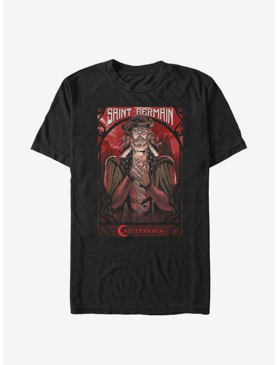 Guys * | Discount Castlevania Saint Germain T-Shirt Black