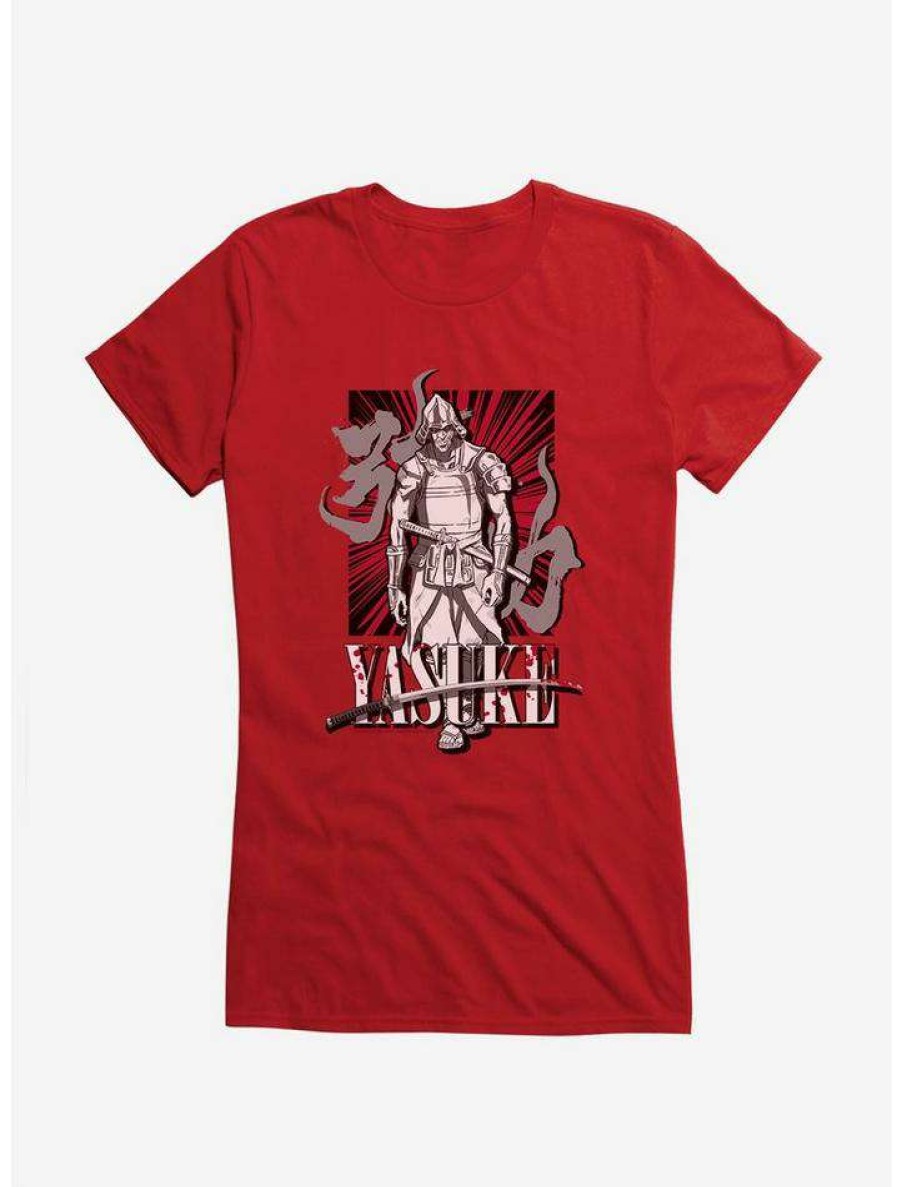 Tees * | Best Pirce Yasuke Bloody Sword Girls T-Shirt