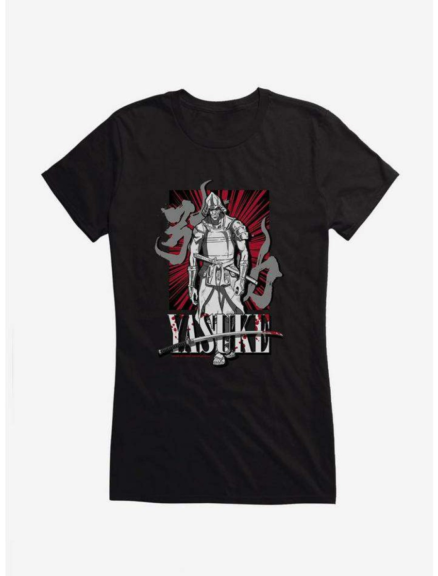 Tees * | Best Pirce Yasuke Bloody Sword Girls T-Shirt