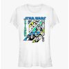 Tees * | Wholesale Star Wars: Visions Character Grid Girls T-Shirt White