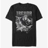 Guys * | Best Pirce Castlevania Trevor Badge T-Shirt Black