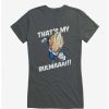 Tees * | Promo Dragon Ball Super That'S My Bulma Girls T-Shirt Charcoal