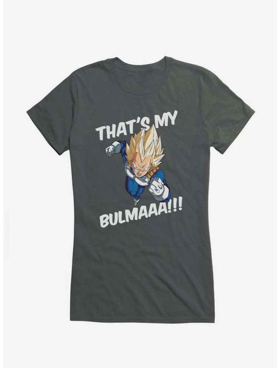 Tees * | Promo Dragon Ball Super That'S My Bulma Girls T-Shirt Charcoal