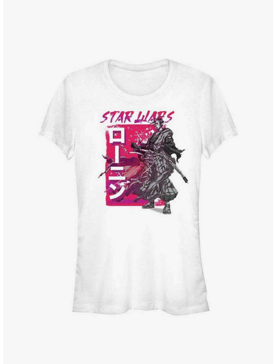 Tees * | Cheapest Star Wars: Visions Ronin Samurai Girls T-Shirt White