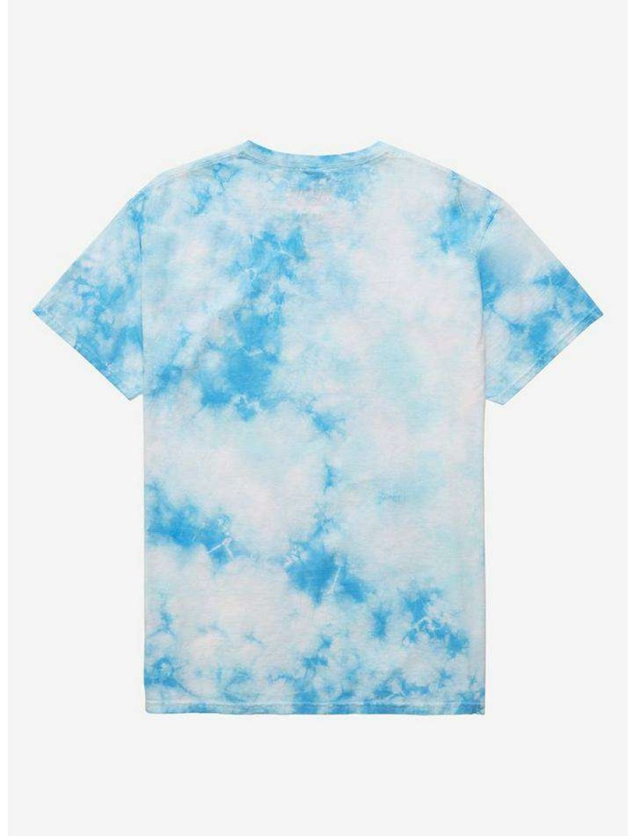 Guys * | New Naruto Shippuden X Hello Kitty And Friends Group Tie-Dye T-Shirt Blue