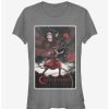 Tees * | Flash Sale Castlevania Classic Girls T-Shirt Charcoal