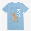 Guys * | Promo Fruits Basket Kyo Stupid Cat T-Shirt Light Blue