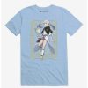 Guys * | Cheap Black Clover Noelle Magic Knight T-Shirt Light Blue