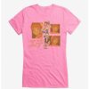 Tees * | Best Deal Eden Sara Japanese Text Logo Girls T-Shirt Charity Pink