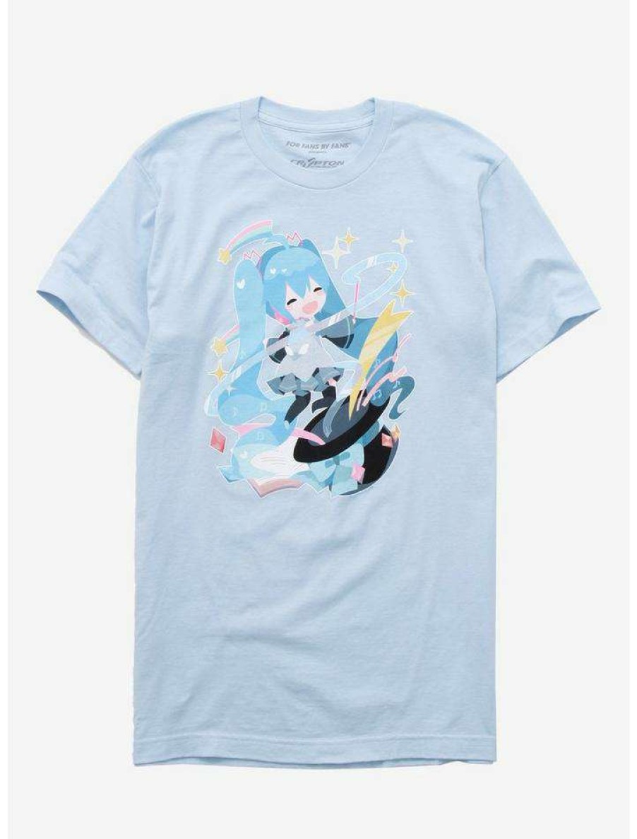 Guys * | Cheap Hatsune Miku Magic Voice T-Shirt Blue