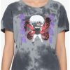 Tees * | Hot Sale Tokyo Ghoul Chibi Kaneki Tie-Dye Girls Baby T-Shirt Multi