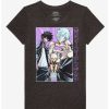 Tees * | Coupon My Hero Academia Villains Boyfriend Fit Girls T-Shirt Multi