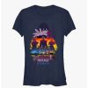 Tees * | Cheap Star Wars: Visions It Takes A Village Girls T-Shirt Navy