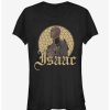 Tees * | Top 10 Castlevania Stained Glass Isaac Girls T-Shirt Black