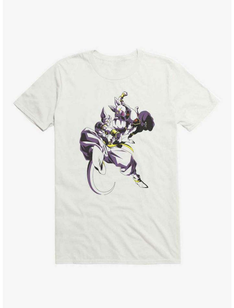 Guys * | Brand New Dragon Ball Super Beerus And Champa T-Shirt White