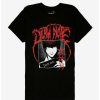 Guys * | Best Pirce Death Note Light Metal T-Shirt Black