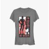 Tees * | Discount Star Wars: Visions Anime Droids Girls T-Shirt Charcoal