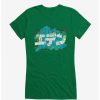 Tees * | Coupon Eden Japanese Text Girls T-Shirt Kelly Green