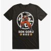 Guys * | Best Pirce Dragon Ball Super Son Goku Fight Stance Extra Soft T-Shirt Black