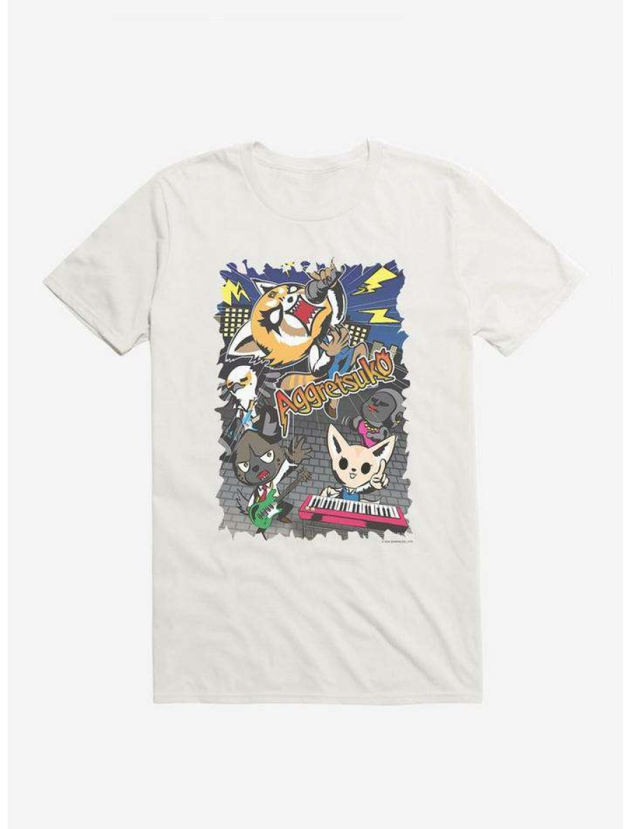 Guys * | Best Deal Aggretsuko Band Photo T-Shirt