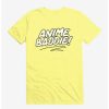 Guys * | New Adorned By Chi Anime Baddie T-Shirt Spring Yellow