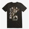 Guys * | Cheap The Seven Deadly Sins Ban, Meliodas And King T-Shirt Black