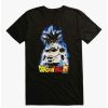 Guys * | Wholesale Dragon Ball Super Silver Foil Goku New Form T-Shirt Black