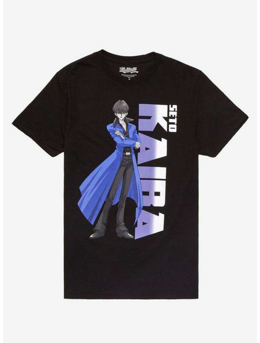 Guys * | Budget Yu-Gi-Oh! Seto Kaiba Tonal T-Shirt Blue