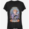 Tees * | Promo Castlevania Sypha Nouveau Girls T-Shirt Black