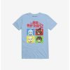 Guys * | Deals Konosuba Group Squares T-Shirt Turquoise