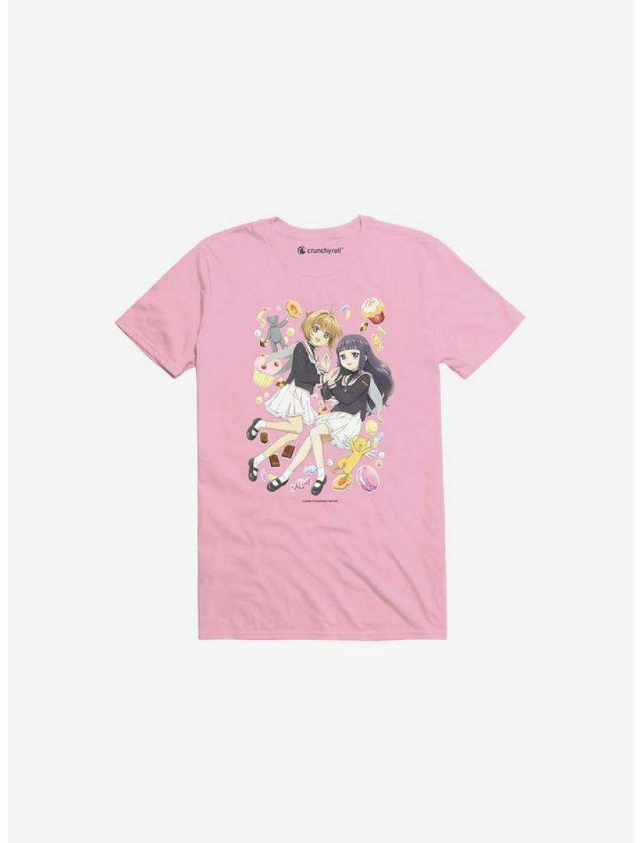 Guys * | Best Reviews Of Cardcaptor Sakura Friends T-Shirt Charity Pink