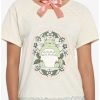 Tees * | Cheap Studio Ghibli My Neighbor Totoro Pink Bow Girls T-Shirt Multi