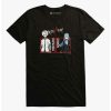 Guys * | Best Pirce Katsuhira And Noriko Print On T-Shirt Black