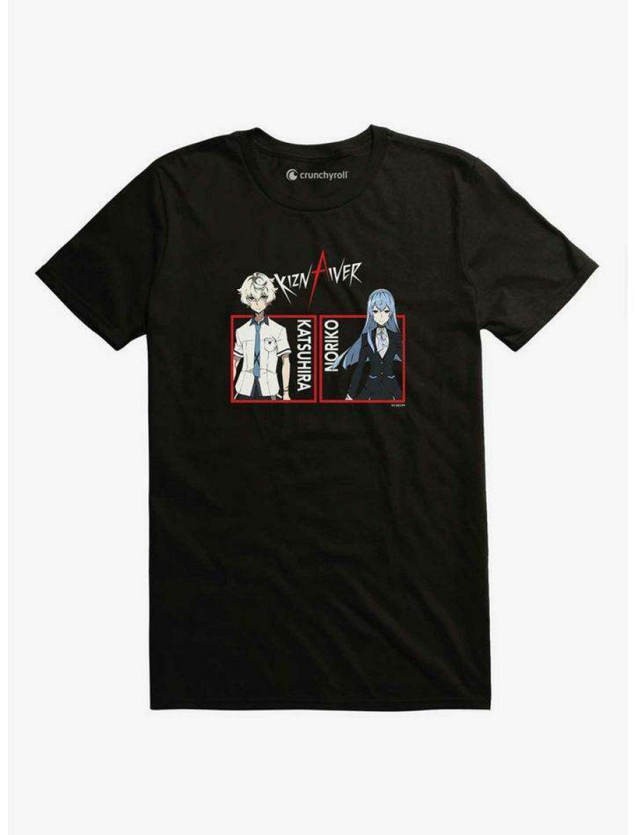 Guys * | Best Pirce Katsuhira And Noriko Print On T-Shirt Black