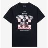 Tees * | Coupon Demon Slayer: Kimetsu No Yaiba Nezuko Checkered Boyfriend Fit Girls T-Shirt Multi